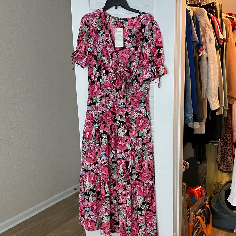 Floral Pink Dress